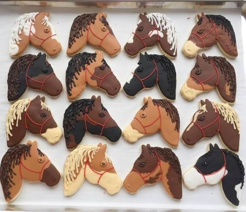 AT 4.5" Horse Head Cookie