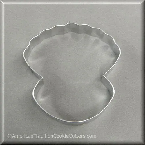 AT Cookie Cutter Oyster Clam Shell with Pearl 4&quot;