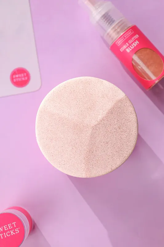 Sweet Sticks Glitter Pump - BLUSH