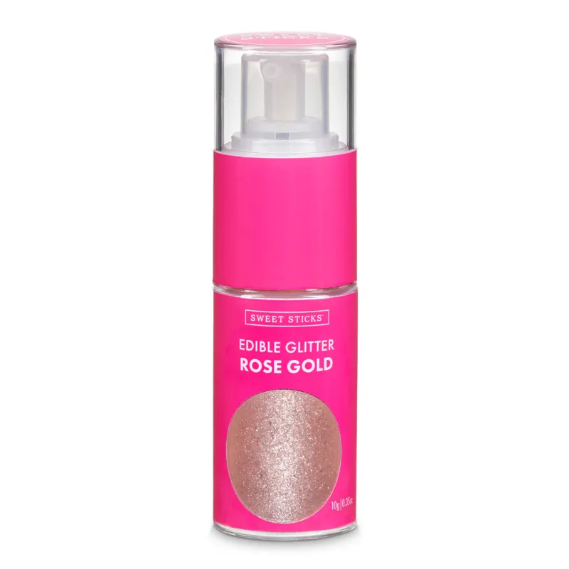 Sweet Sticks Glitter Pump - ROSE