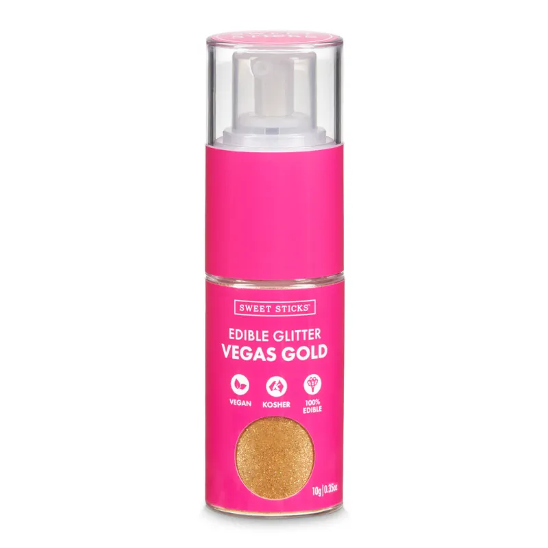 Sweet Sticks Glitter Pump - VEGAS GOLD