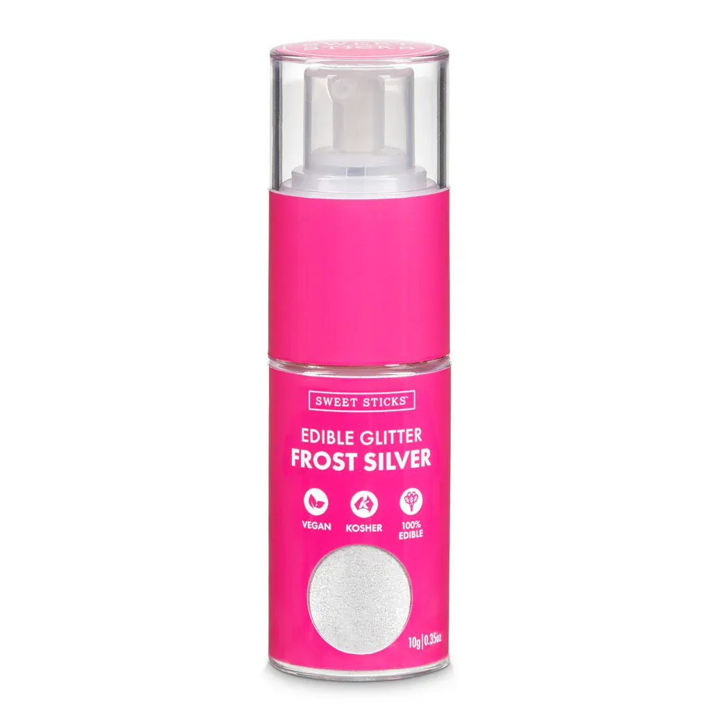 Sweet Sticks Glitter Pump - FROST SILVER