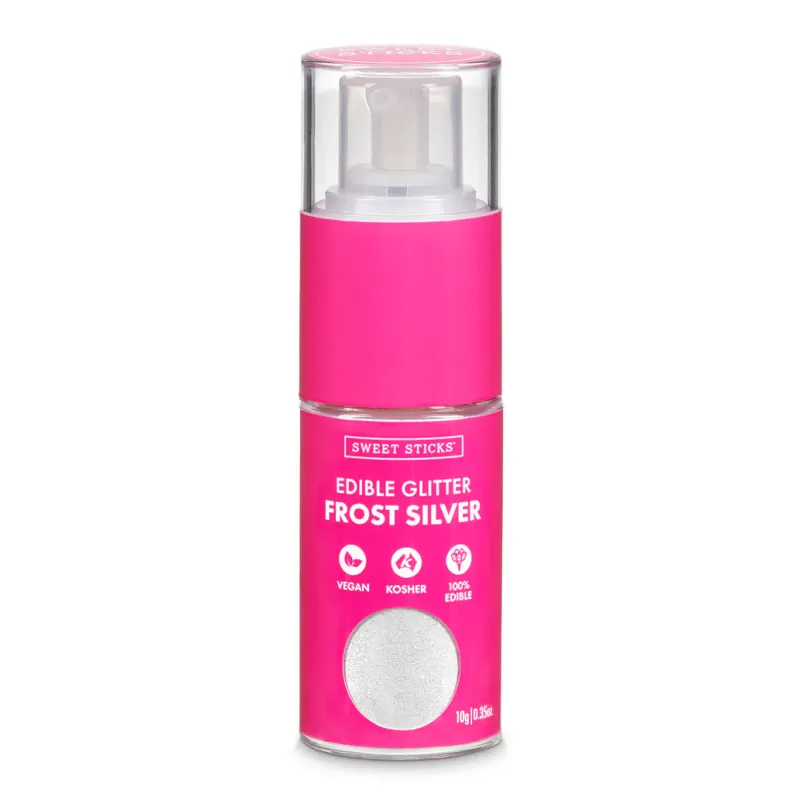 Sweet Sticks Glitter Pump - FROST SILVER