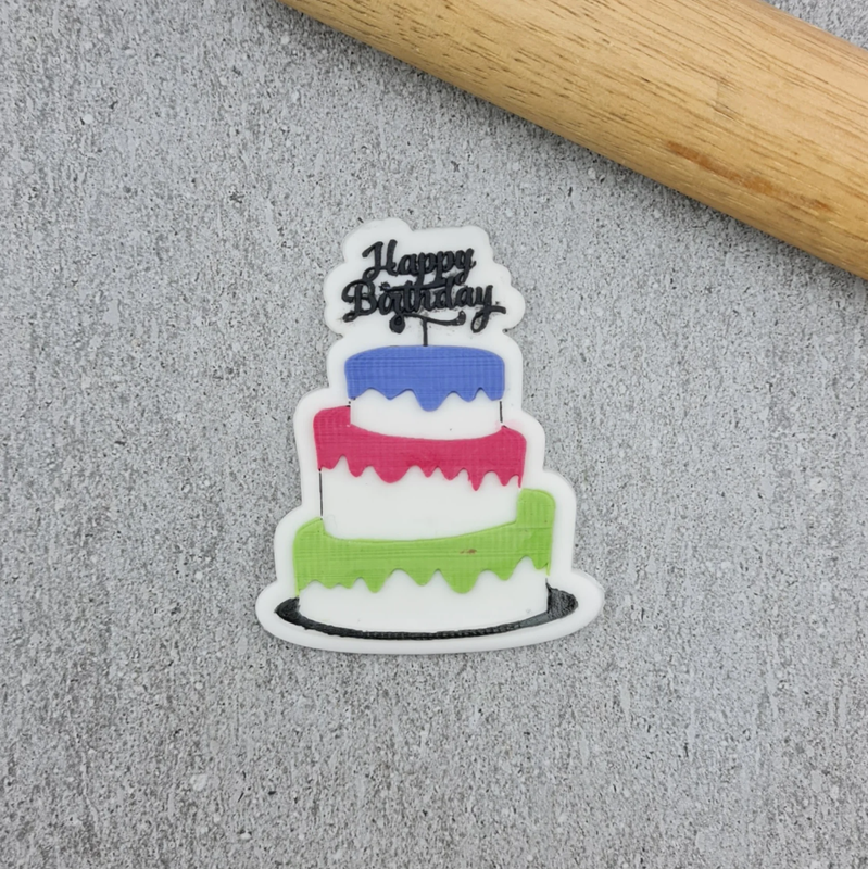 CCC Birthday Cake Cutter and Debosser