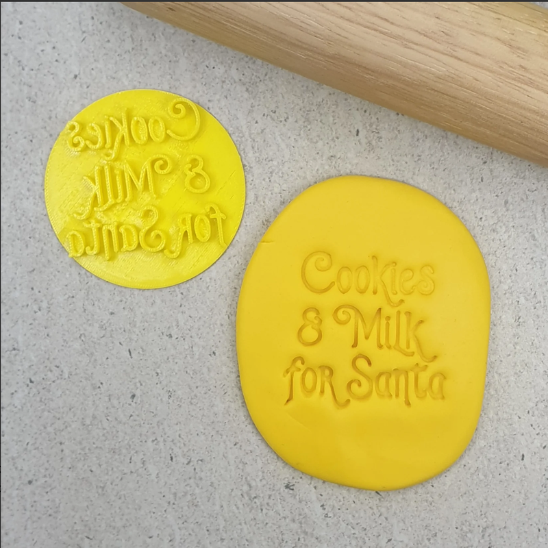 CCC Cookies &amp; Milk for Santa Embosser