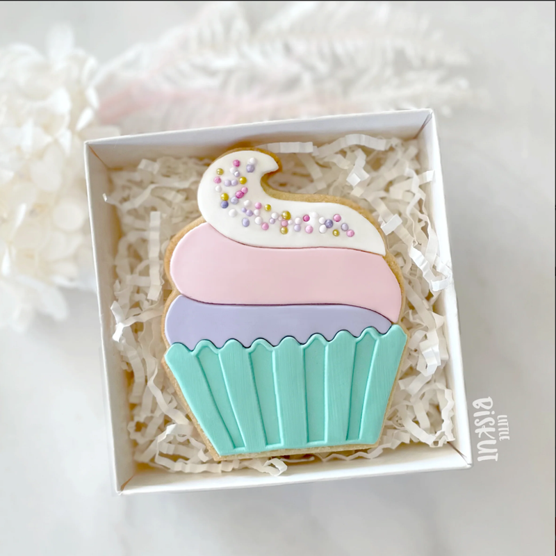 CCC Cupcake Embosser + Cutter LBD 418 (Little Biskut)