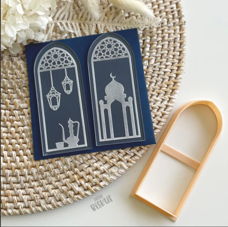 CCC Eid Mosque And Iftar Window Cutter &amp; Debosser Set (Little Biskut Level up)