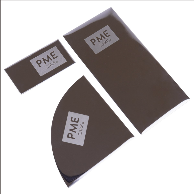 PME Mini Flexible Side Scraper set of 3