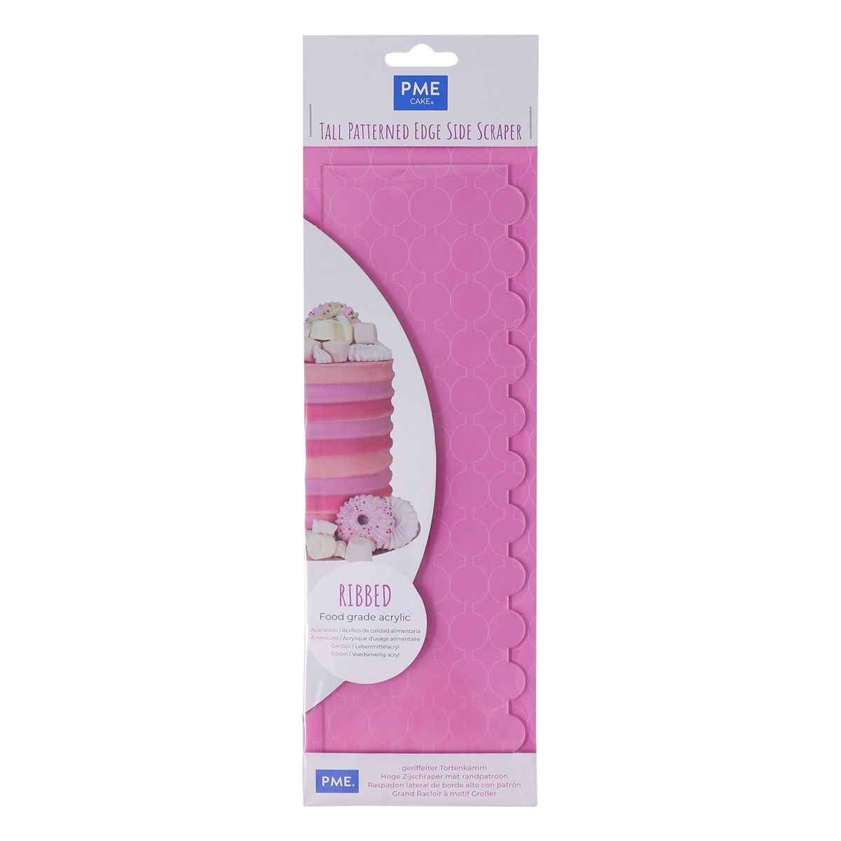 PME Tall Ribbed Edge Scraper