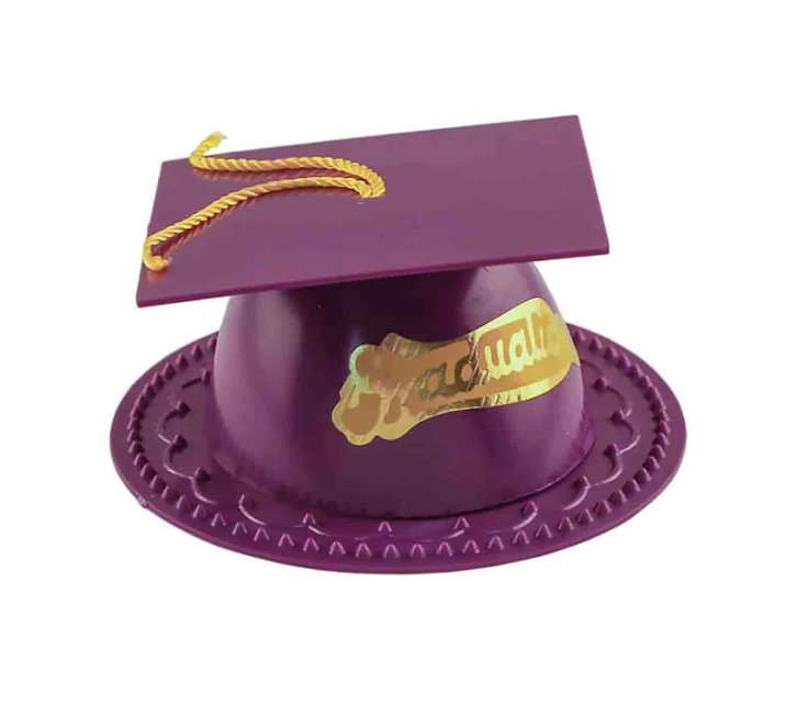 CakeDeco Graduation Hat - Purple