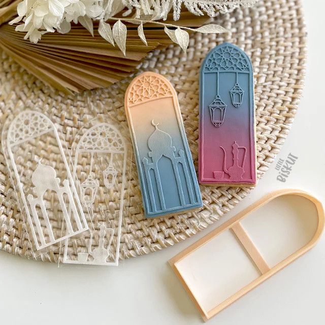 CCC Eid Mosque And Iftar Window Cutter &amp; Debosser Set (Little Biskut Level up)