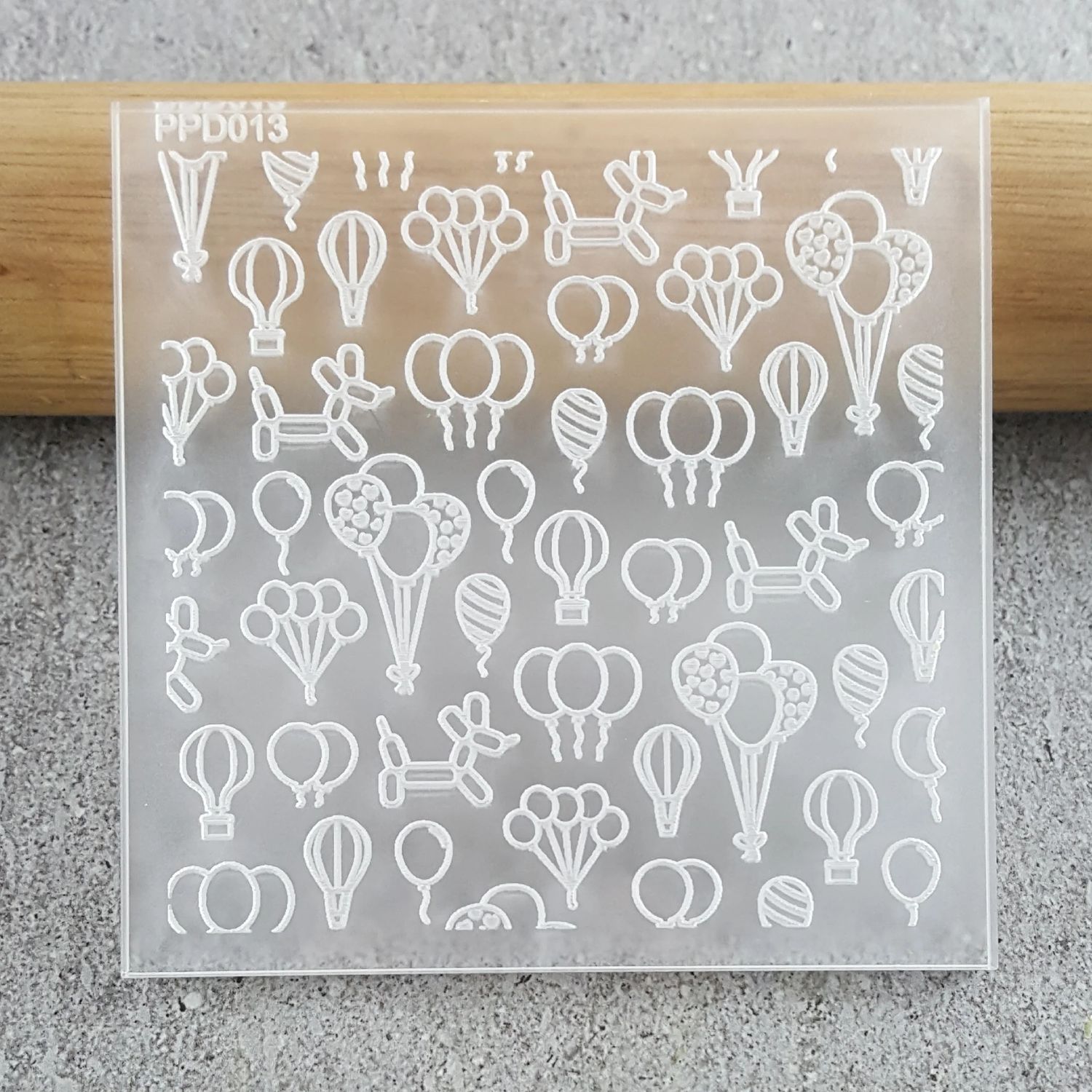 CCC Balloons Pattern Plate