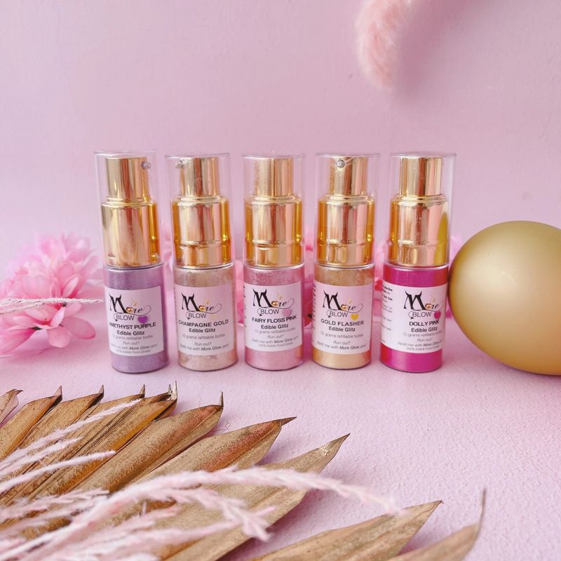 More Blow -The Ultimate Glitter Puffer Spray Fairy Floss Pink