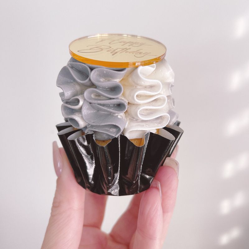More Cuppies Black Foil  24 Pack