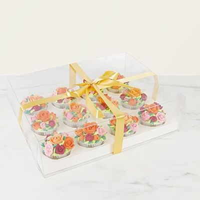 Cupcake Clear Box 12 ct