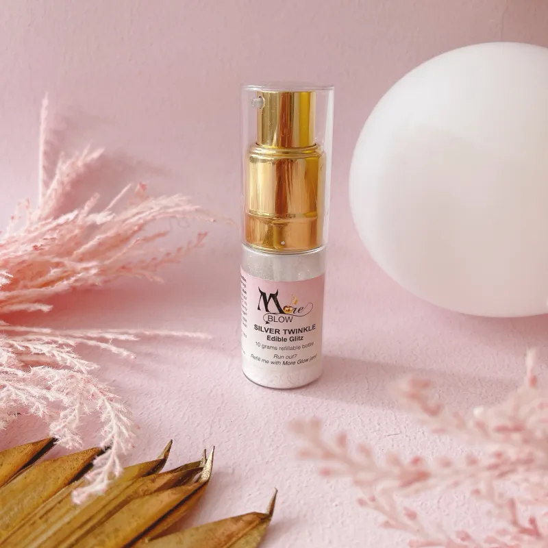 More Blow -The Ultimate Glitter Puffer Spray Silver Twinkle