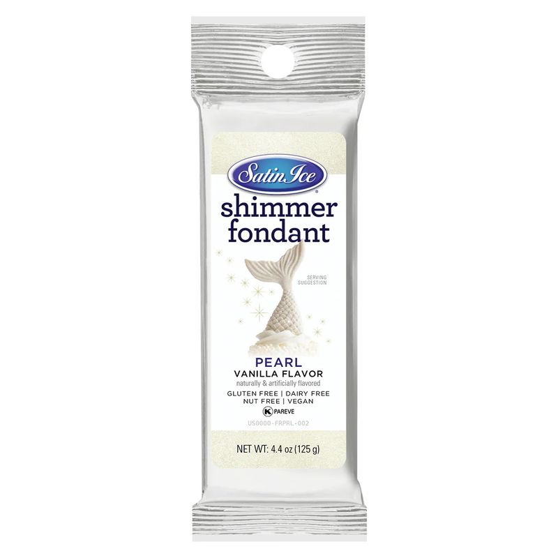 Satin Ice Fondant Pearl Shimmer 4.4 oz