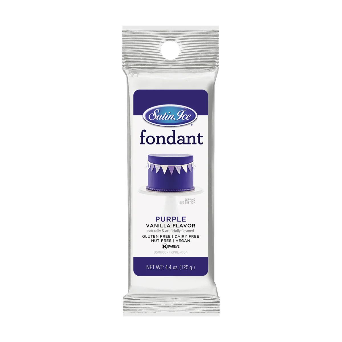 Satin Ice Fondant Purple 4.4 oz