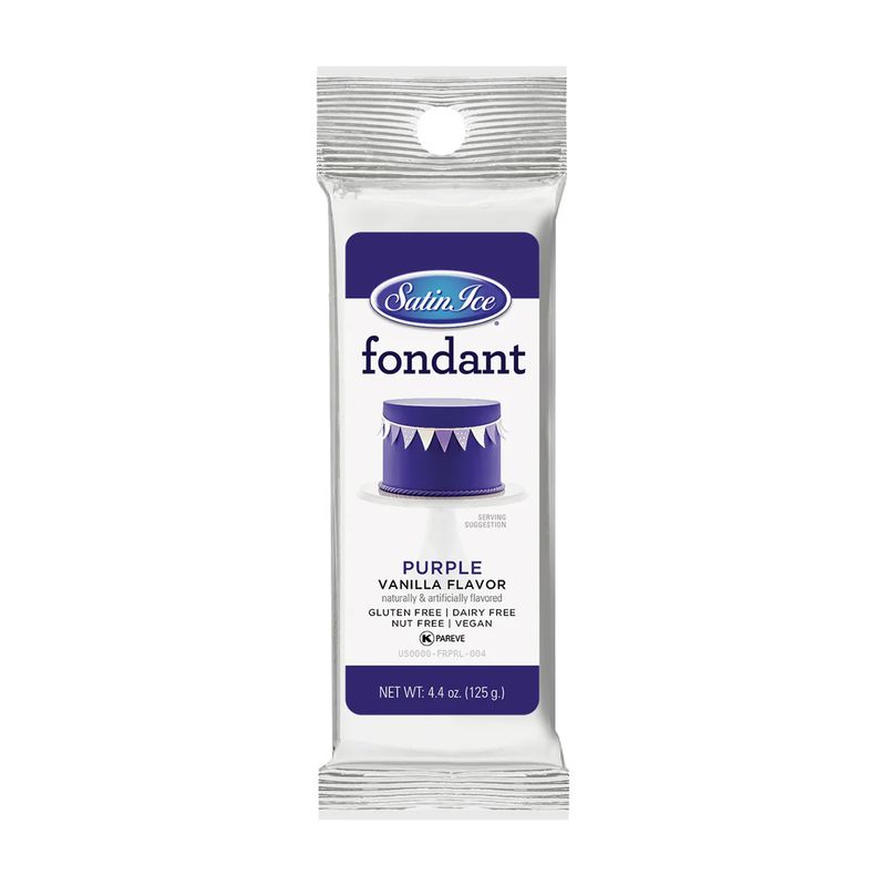Satin Ice Fondant Purple 4.4 oz