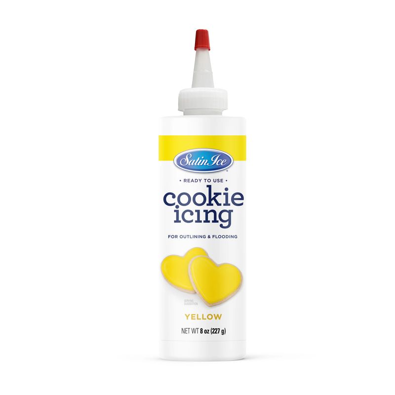 Satin Ice Yellow Cookie Icing - 8oz