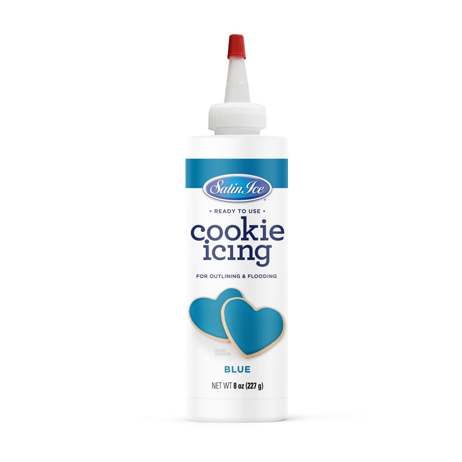 Satin Ice Blue Cookie Icing 8oz