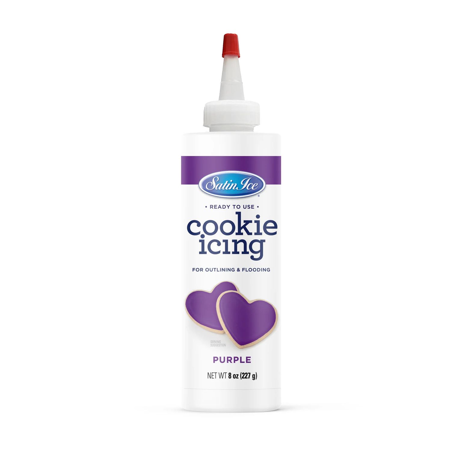 Satin Ice Purple Cookie Icing - 8oz