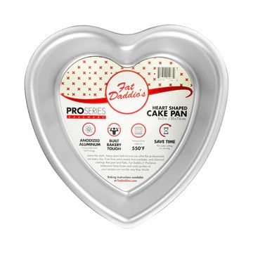 Fat Daddio&#39;s Heart Shape Cake Pan 8 X 3&quot;