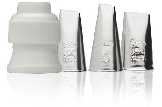 Ateco Cake Decorating Tip Rose 4 ct
