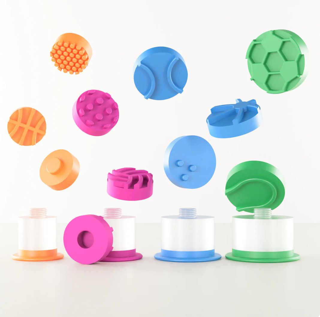 Daisy Makes Sports Popper Topper Combo 5pk (Basketball, Baseball, Golf, Soccer &amp; Volleyball)
