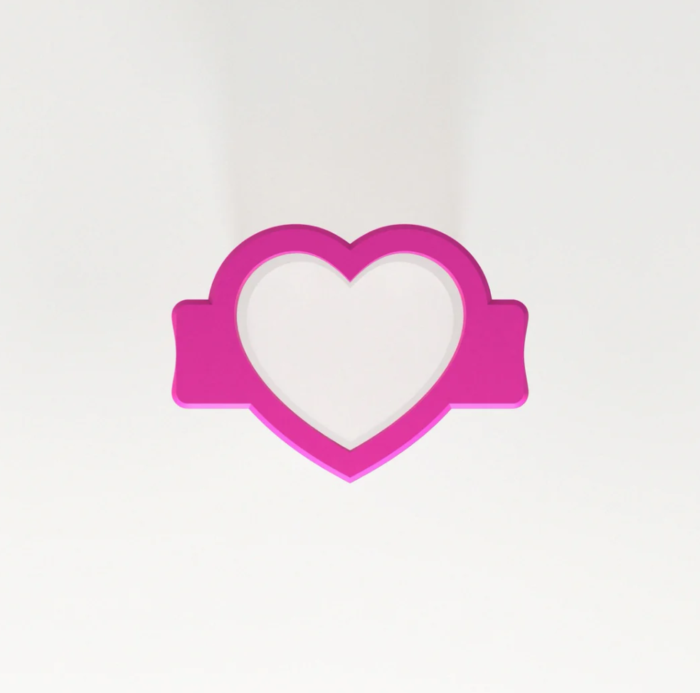 Daisy Makes Heart Popper Medium / Cutter/Popper/Tray
