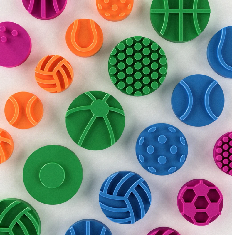 Daisy Makes Sports Popper Topper Combo 5pk (Basketball, Baseball, Golf, Soccer &amp; Volleyball)