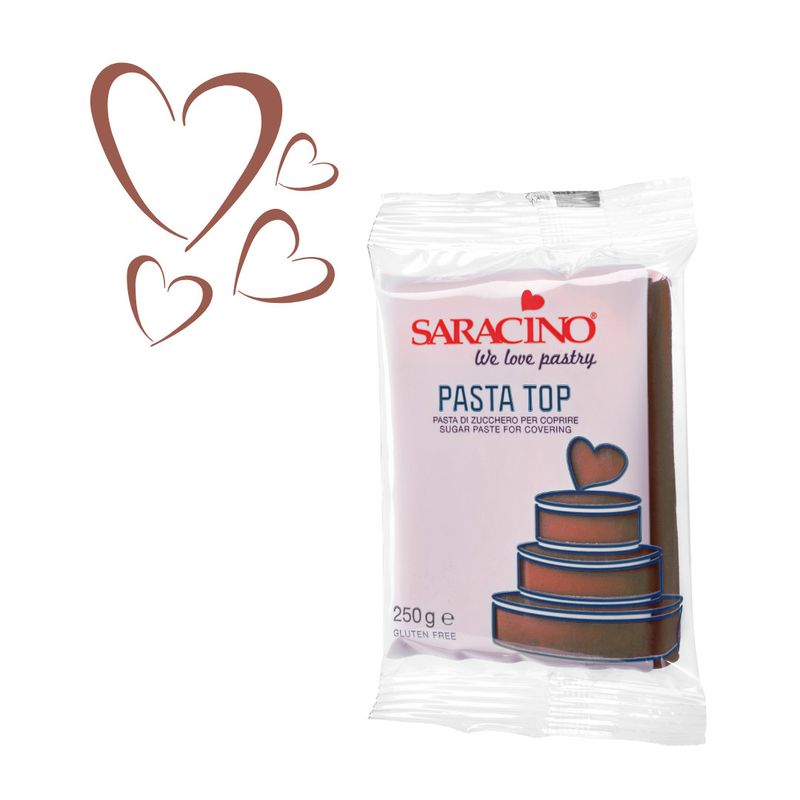 Saracino Fondant Brown 250g (8.8 oz)