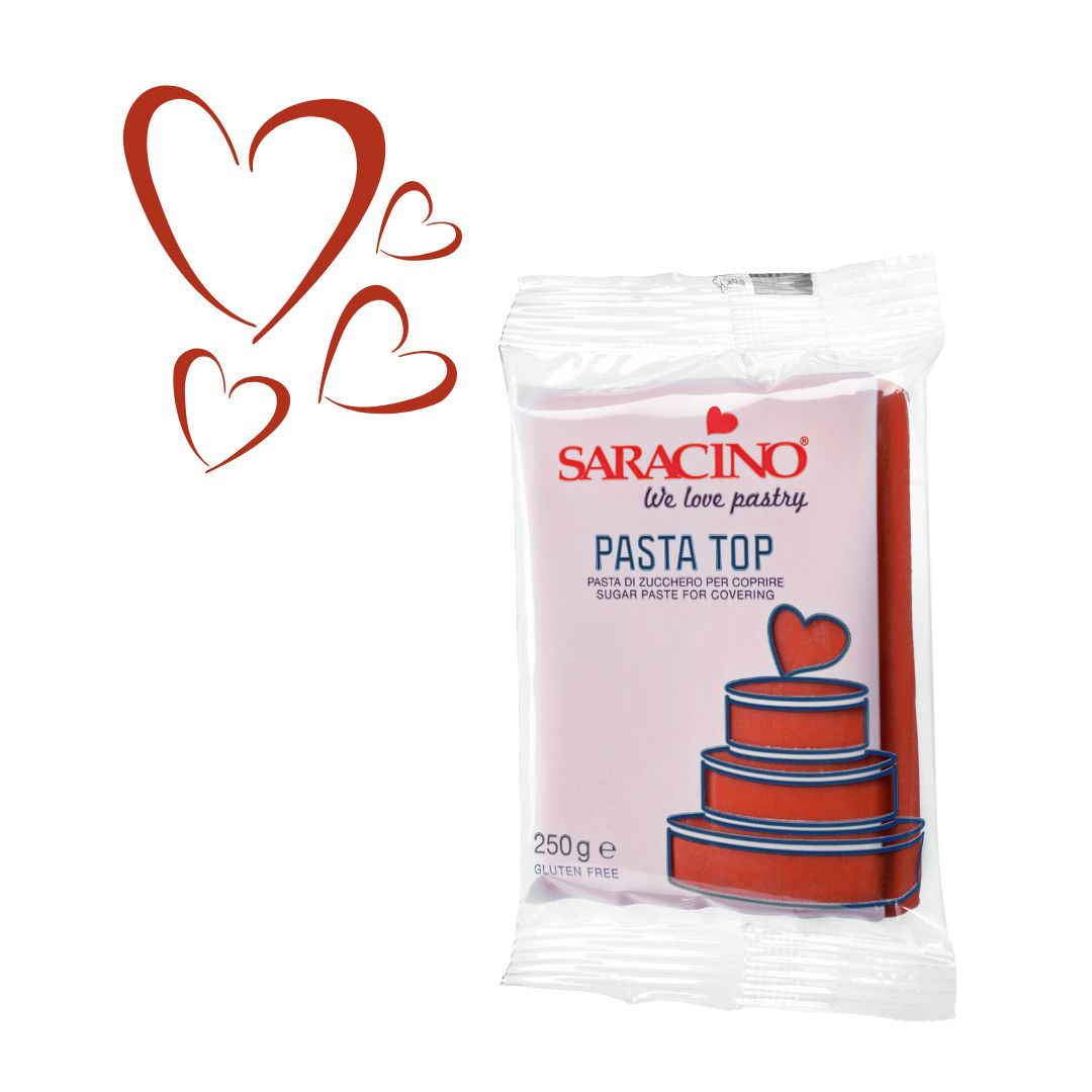 Saracino Pasta Top Fondant Red 250g (8.8 oz)