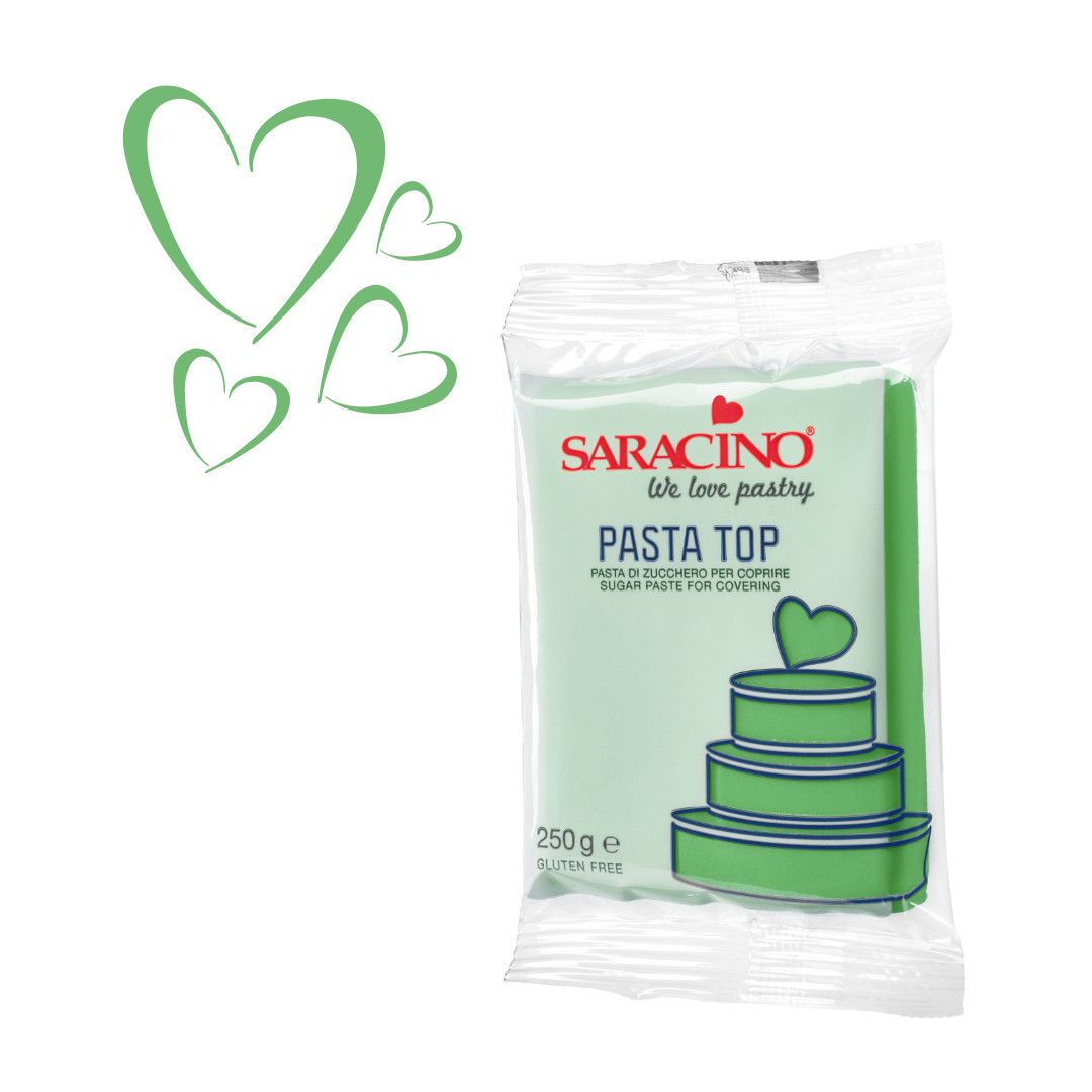 Saracino Pasta Top  Fondant Light Green 250g (8.8 oz)