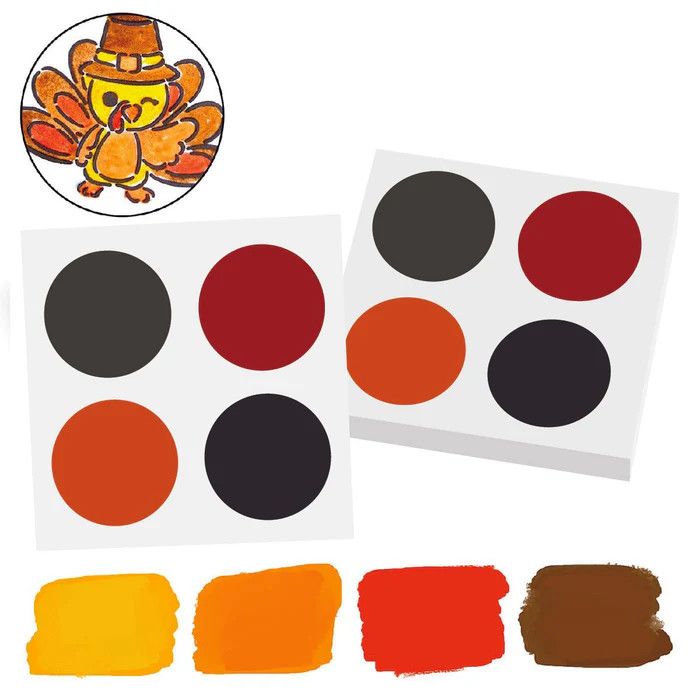 Cookie Countess PYO Paint Palettes Fall