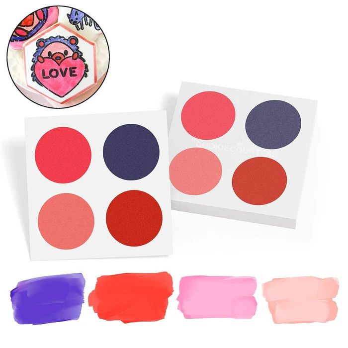 Cookie Countess PYO Paint Palettes Valentine&#39;s Day