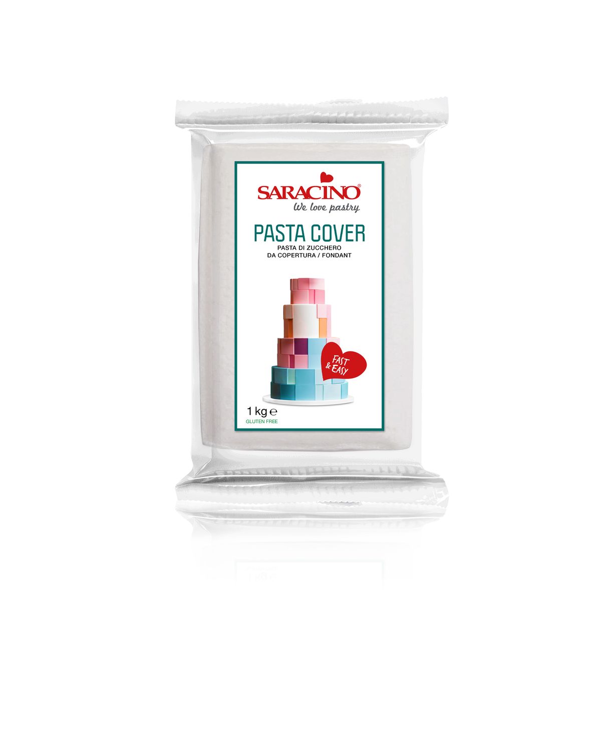 Saracino Pasta Cover Fondant  White 1kg (2.2lbs)
