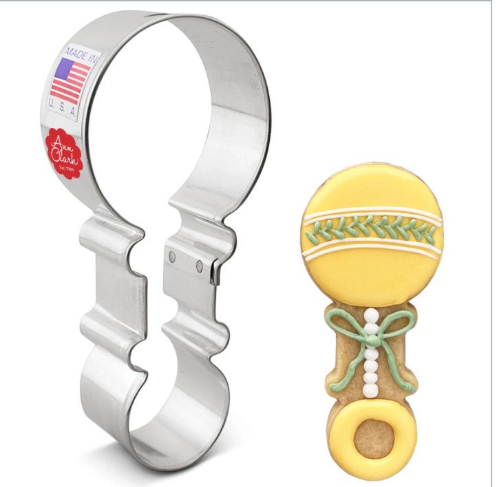 AC Cookie Cutter Baby Rattle