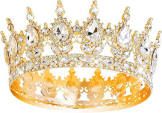 AFYC Crown Gold  W/Stones 5"