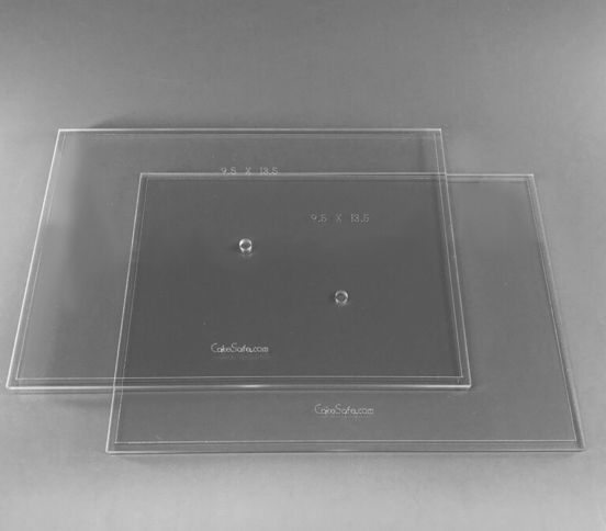 Cake Safe Acrylic Disks 8"x8"-.5" Square