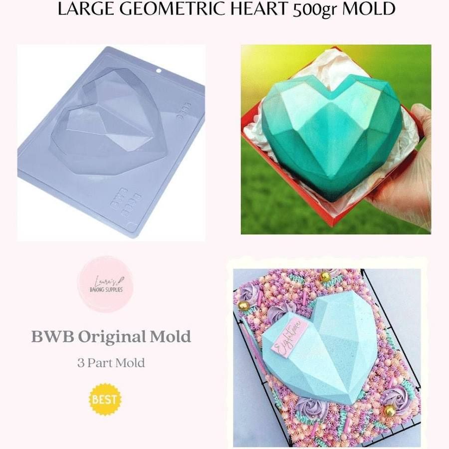BWB Jewelry Heart Chest 3 Part Mold