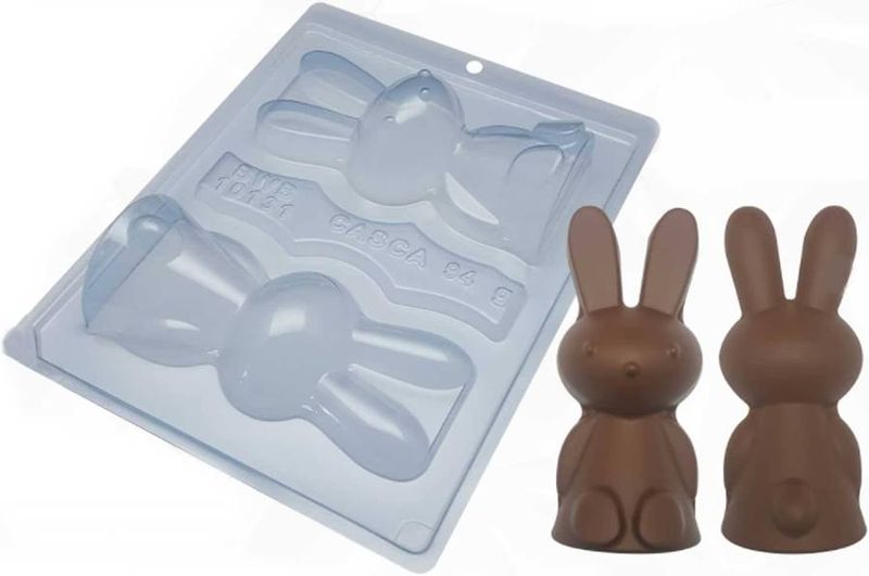 BWB Bunny 4 Cavities 3 Part Mold