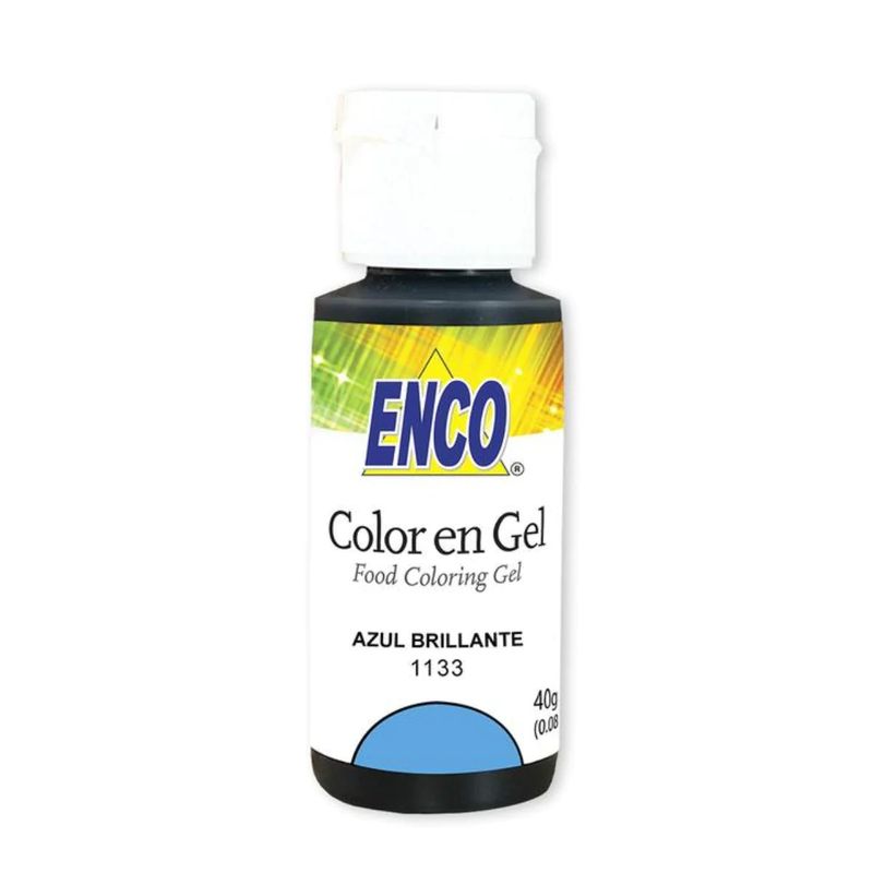 Enco Gel Color Bright Blue / Azul Brillante 1.4 oz
