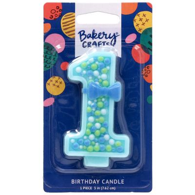 Boy #1 B-Day Candle