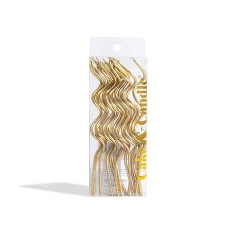12 Birthday Candles Gold