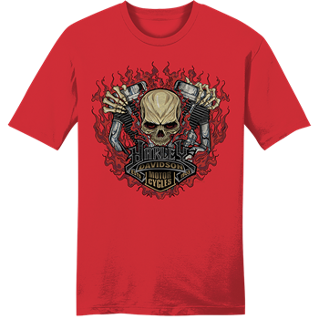 H-D® Panhead Eagle Men's Dealer Tee
