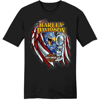 ★HARLEY-DAVIDSON COLLECTIONS★UTILITY RIDER SHIRT H-D® Panhead Eagle Men's Dealer Tee
