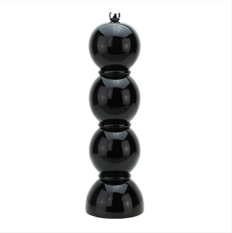 Black Bobbin Salt and Pepper Mill Grinder