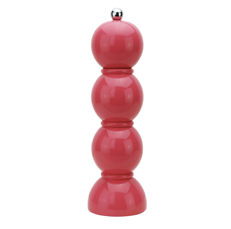 Watermelon Pink Bobbin Salt and Pepper Mill Grinder