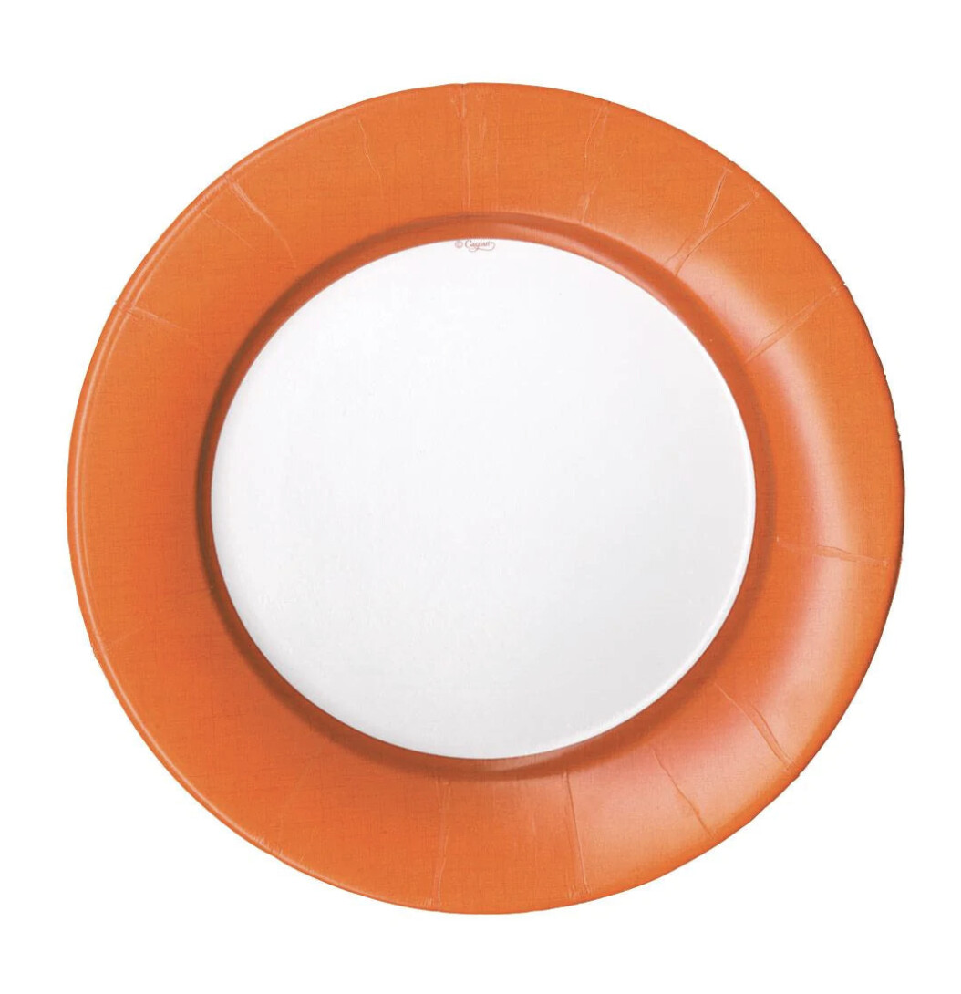 Linen Deep Orange - Dinner Plates